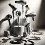 Hvor lang er ledningen på en typisk hårtørrer?